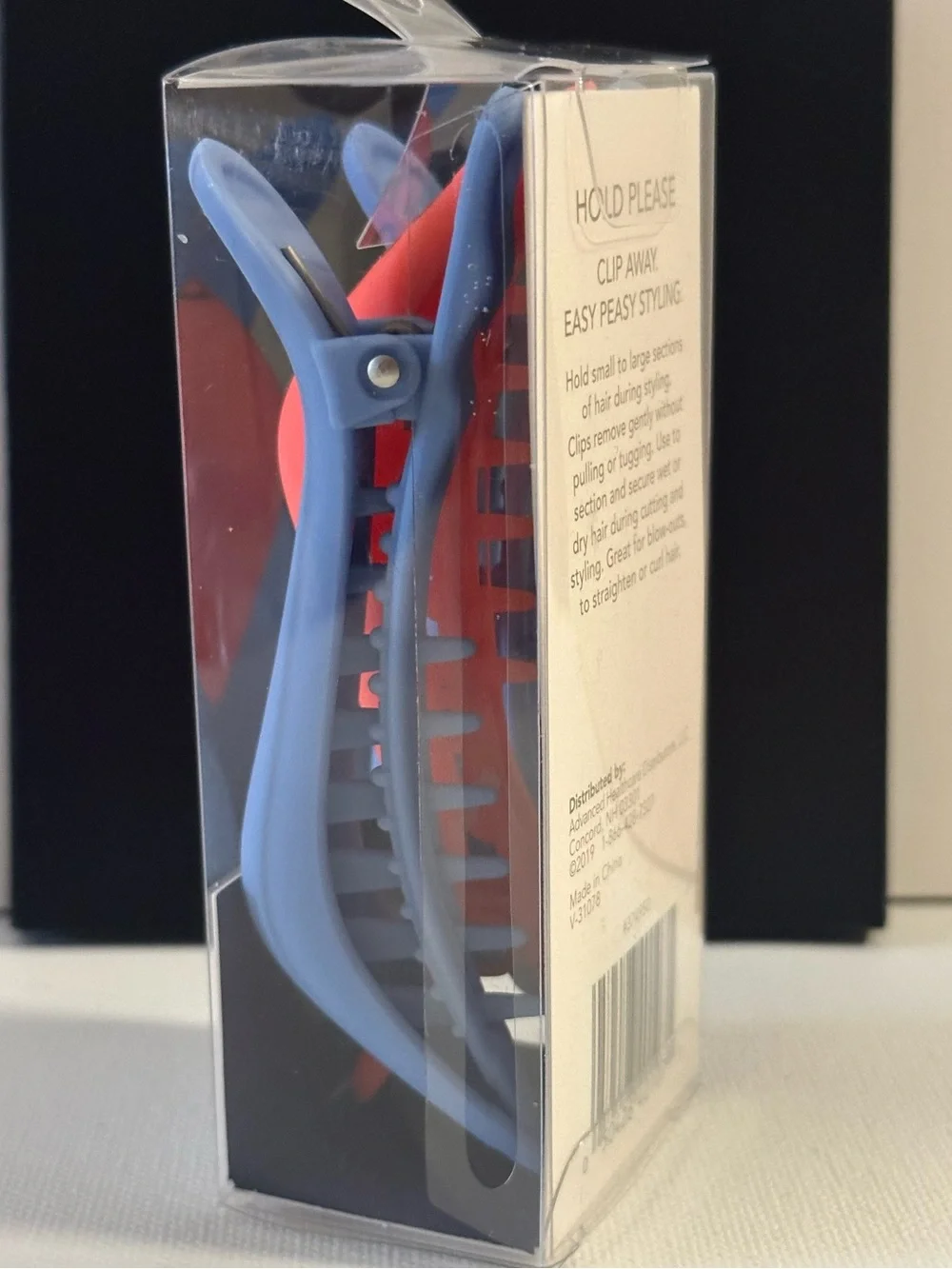 Mega Hold Clips - Blue & Coral (3-Pack)